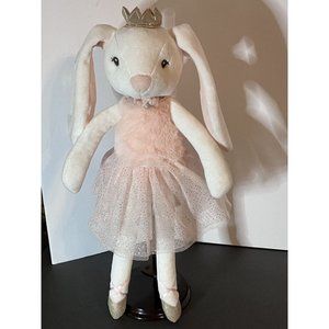 Bearington Collection BRISE’ BUNNY Ballerina White Pink Plush SOFT Lovey Stuffed